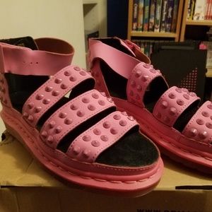 Dr. Martens Pink Spike Lisa - Size US 8